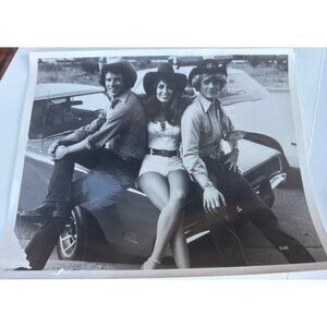 The Dukes of Hazzard Bo Luke Daisy 10X8 Inch Black & White Wall Poster (READ)